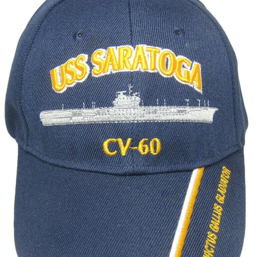 USS SARATOGA CV-60 US NAVY SHIP HAT OFFICIALLY LIC
